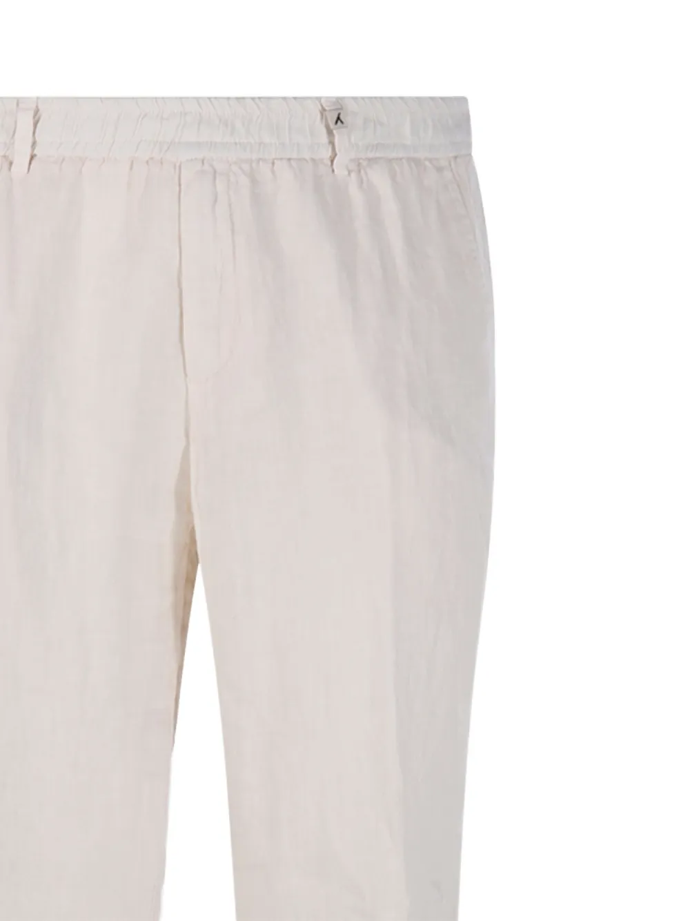 Myths Broek met logopatch Beige