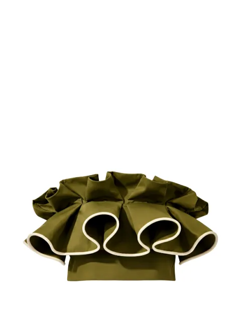 Adriana Degreas ruffled bandeau top