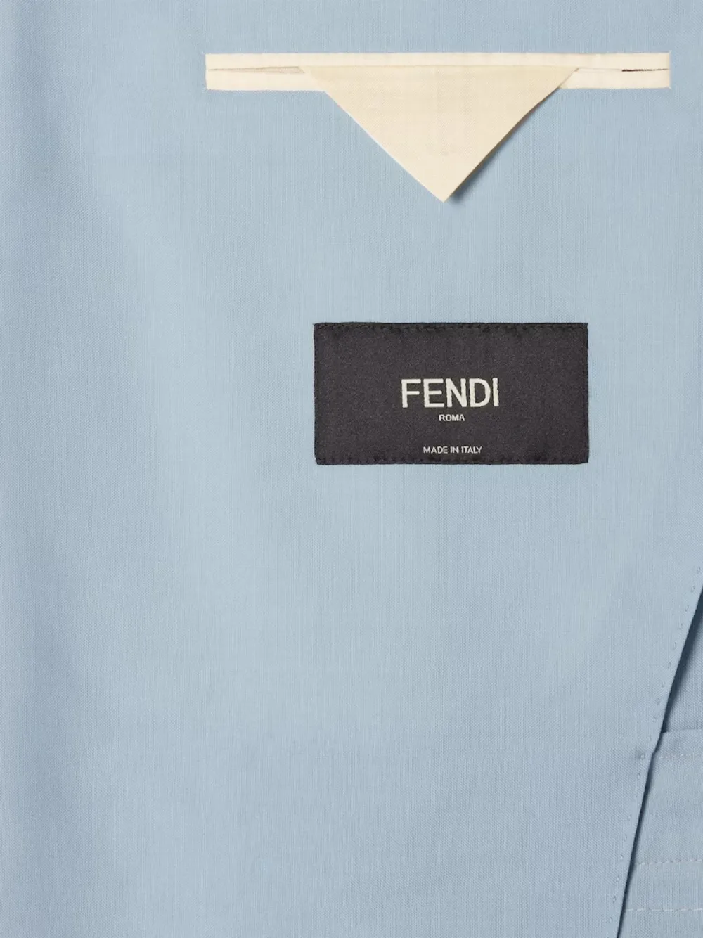 FENDI Blazer met knoopsluiting Blauw