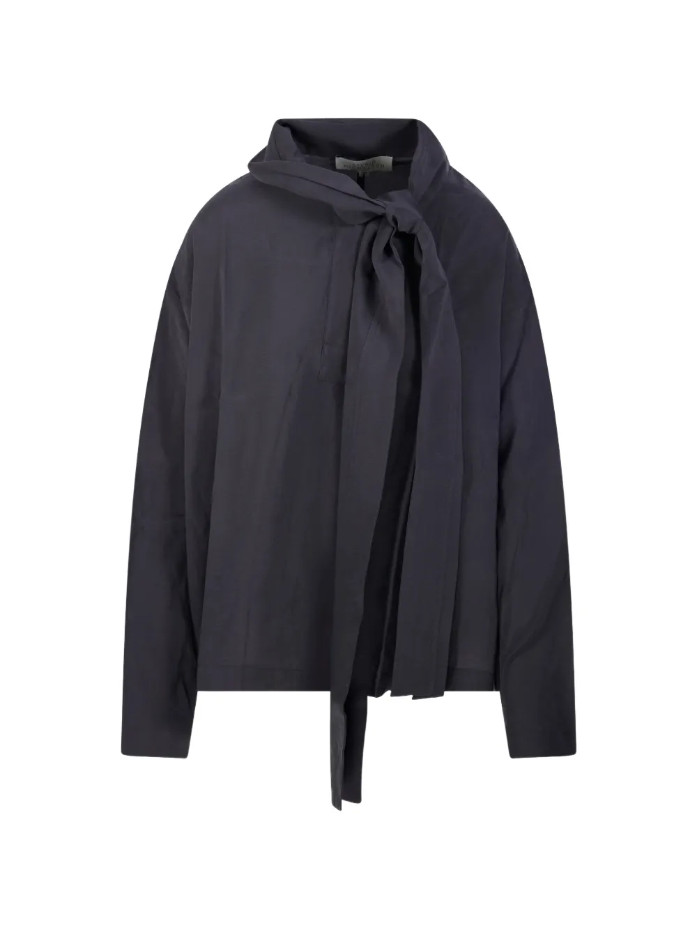 Studio Nicholson Colt tie neck top - Blu