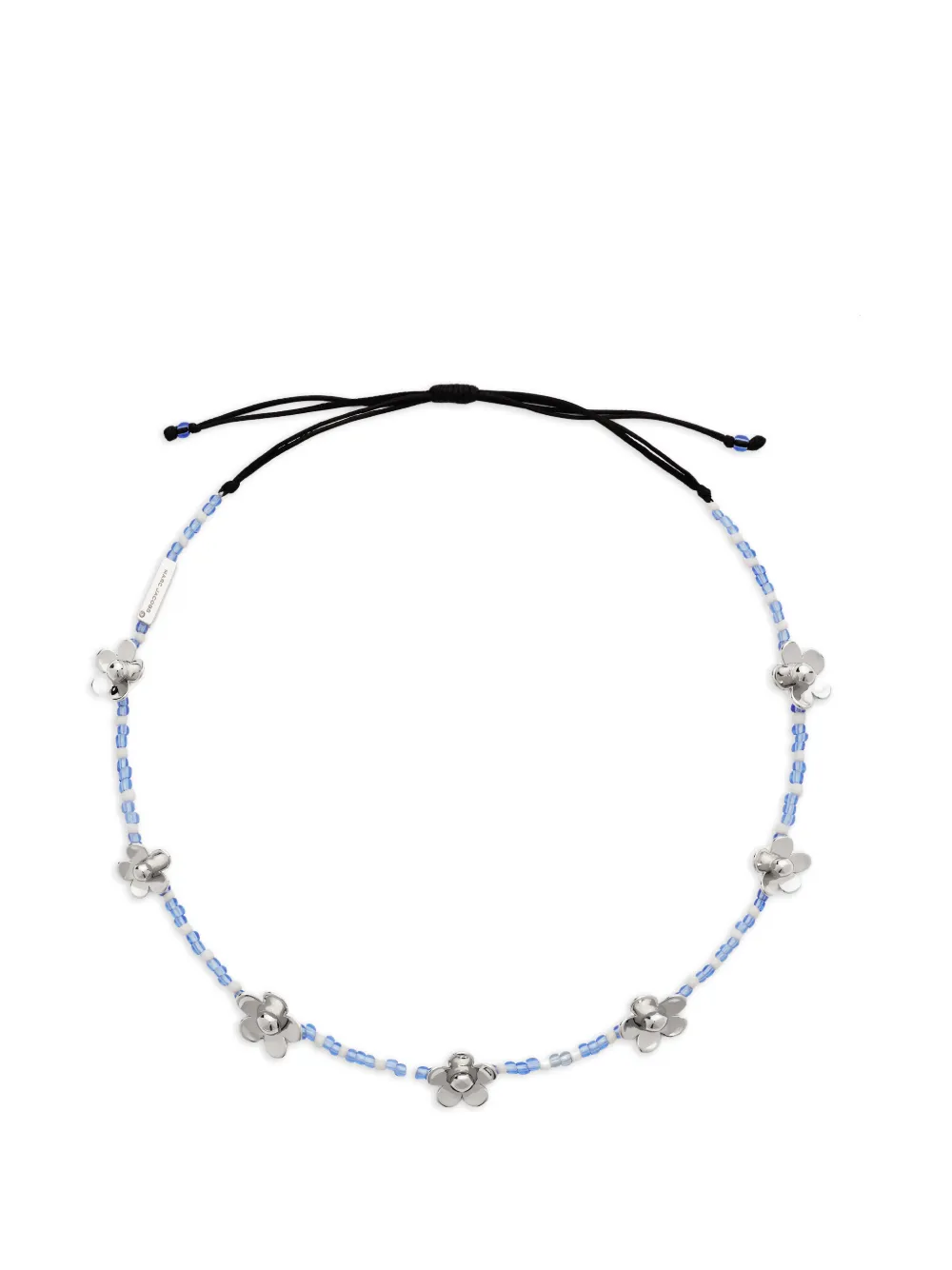 Marc Jacobs The Daisy beaded necklace - Argento