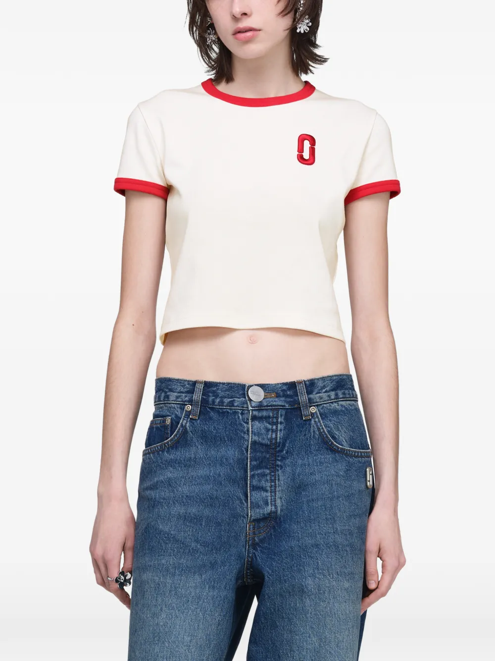 Marc Jacobs Pop J Marc ringer T-shirt Wit