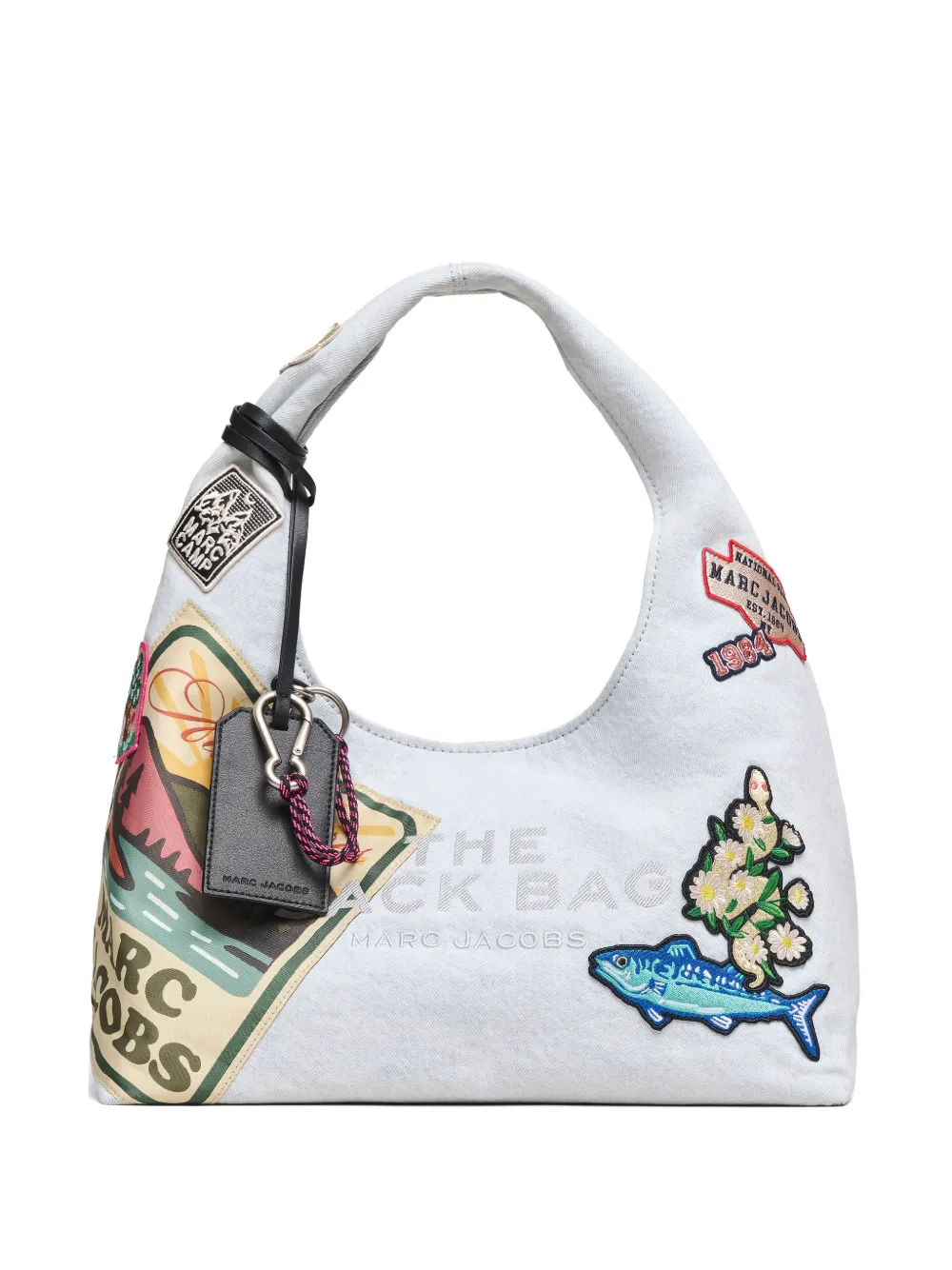 Marc Jacobs The Camp patchwork tote bag - Blu