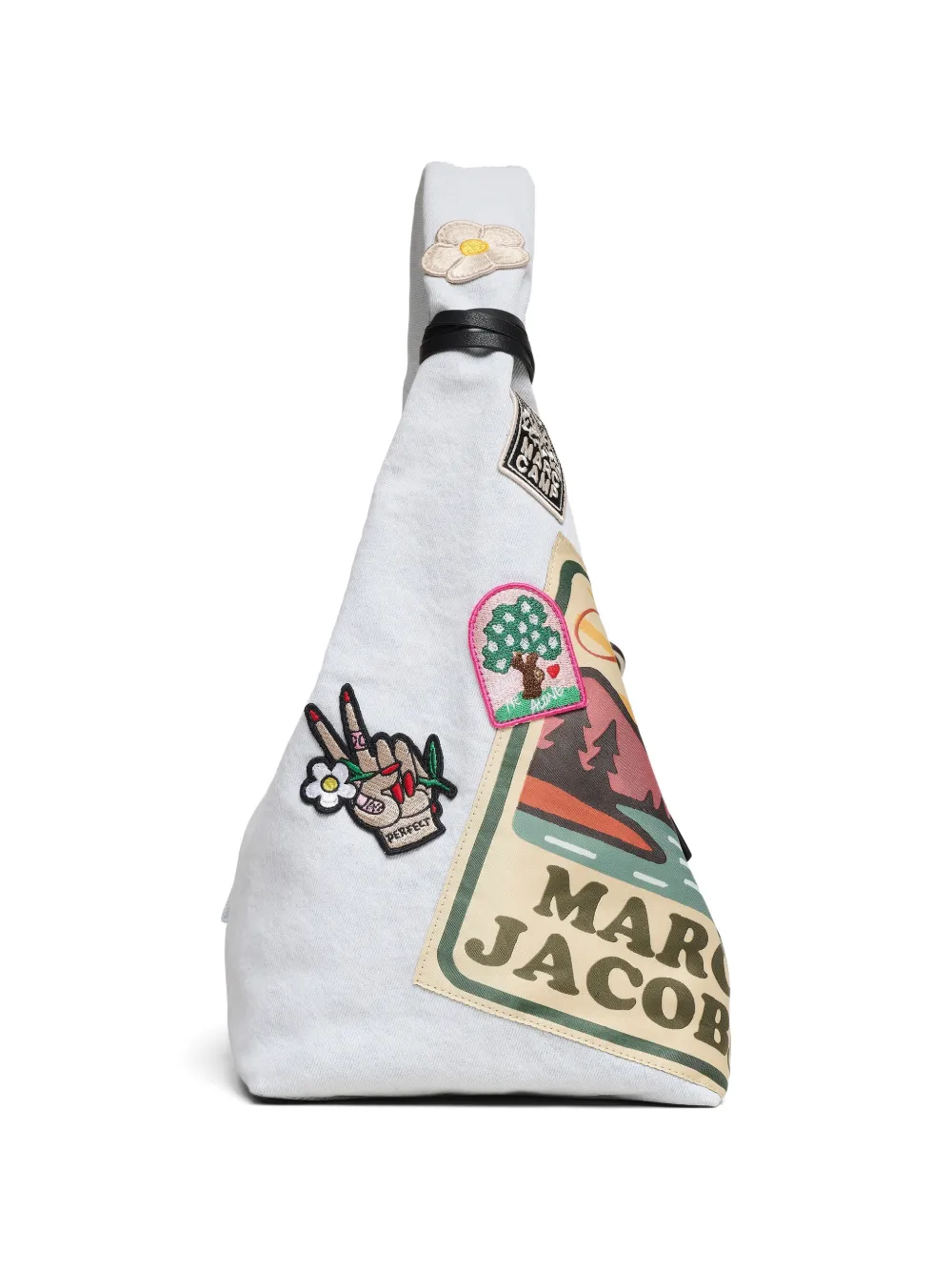 Marc Jacobs The Camp shopper met patchwork Blauw