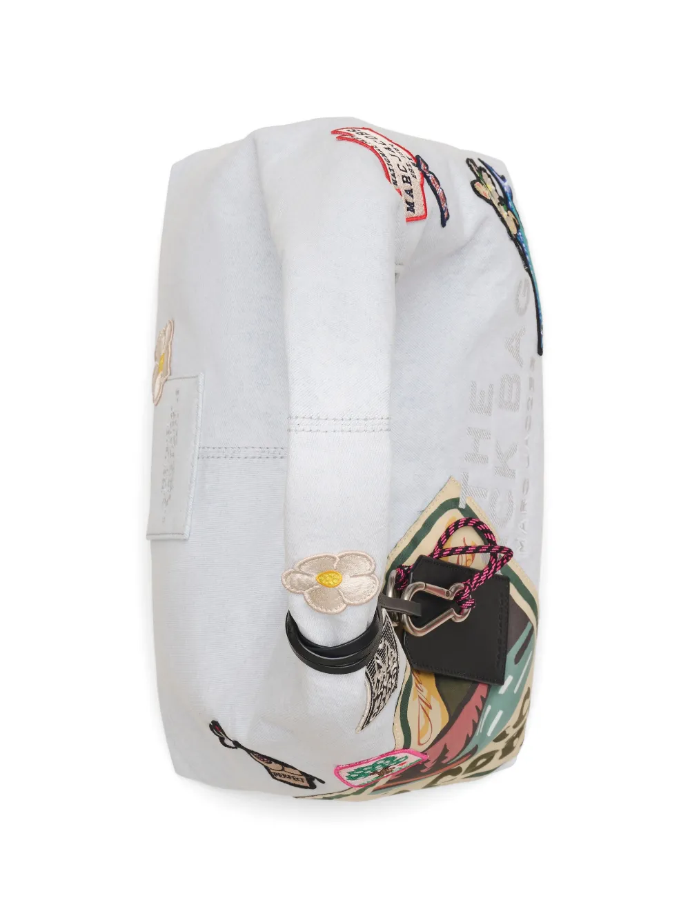Marc Jacobs The Camp shopper met patchwork Blauw
