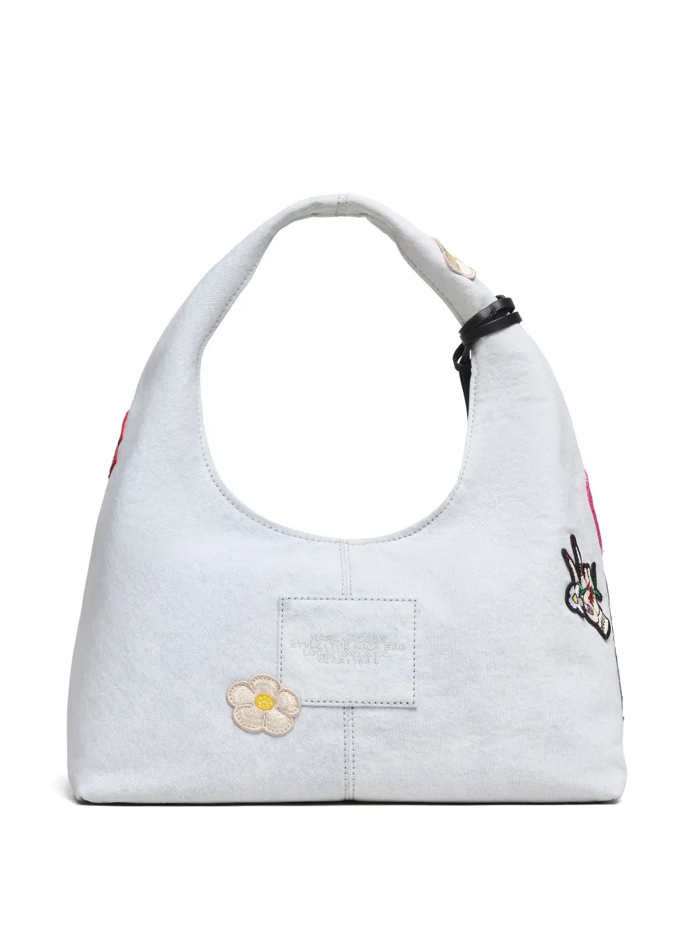 Marc Jacobs The Camp shopper met patchwork Blauw