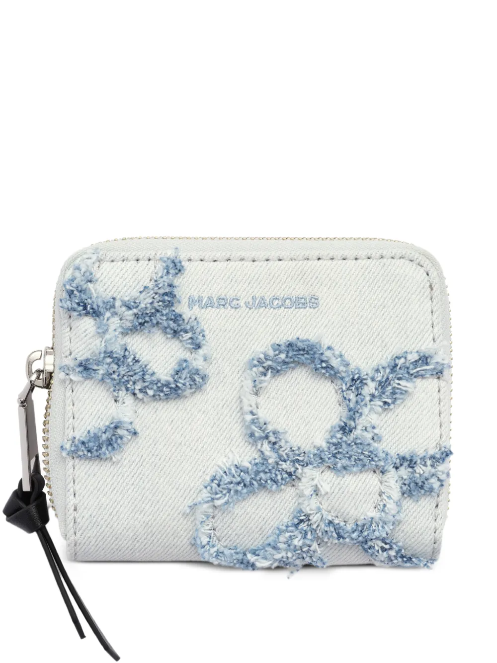 Marc Jacobs The Daisy denim wallet - Blau