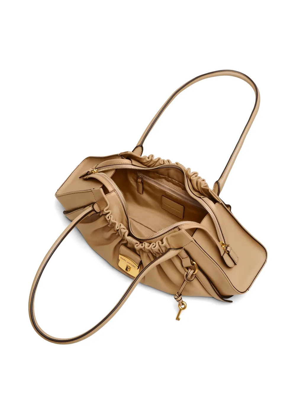 Marc Jacobs The Cristina leren schoudertas Beige
