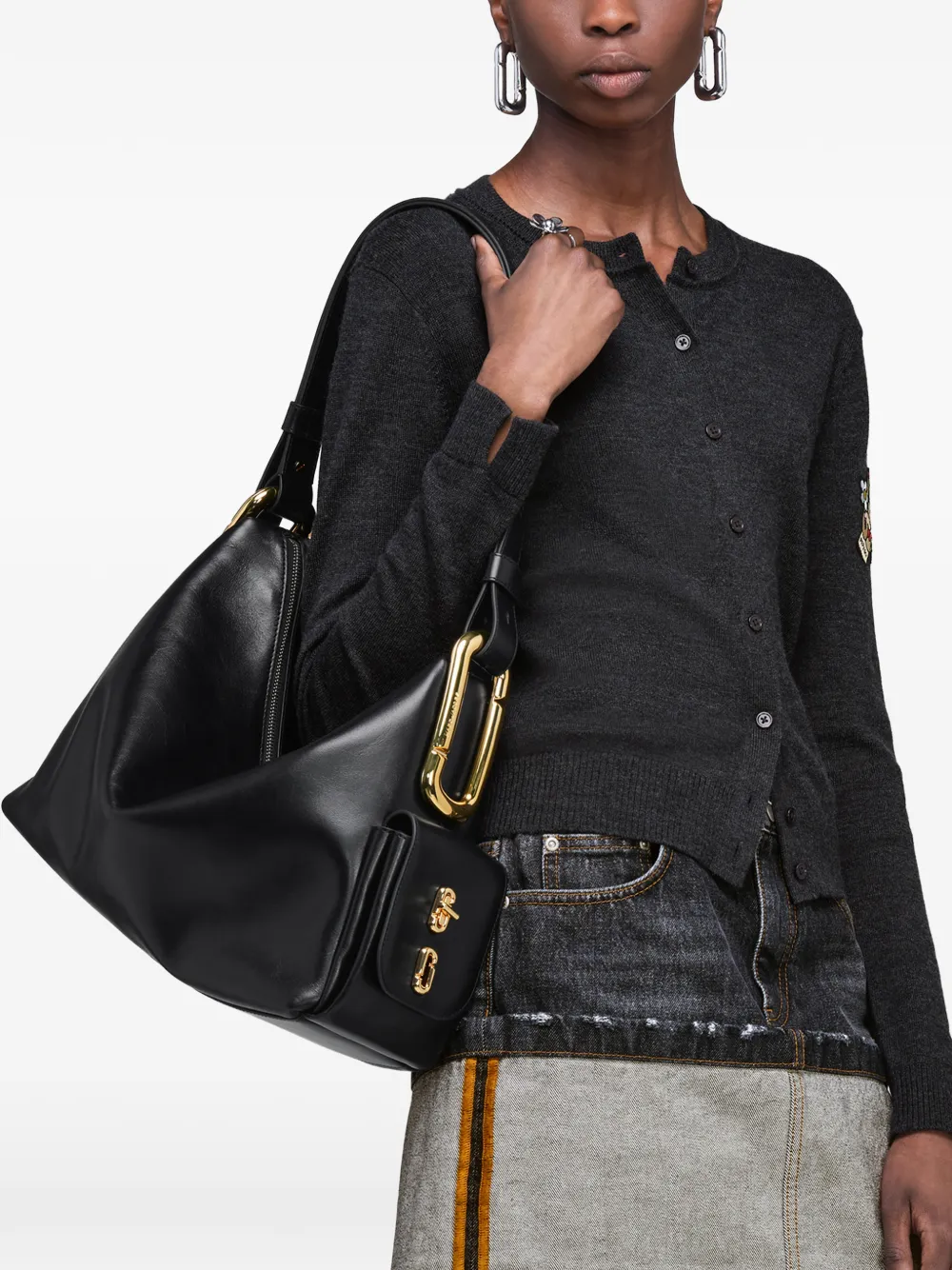 Marc Jacobs Grote Scene schoudertas Zwart
