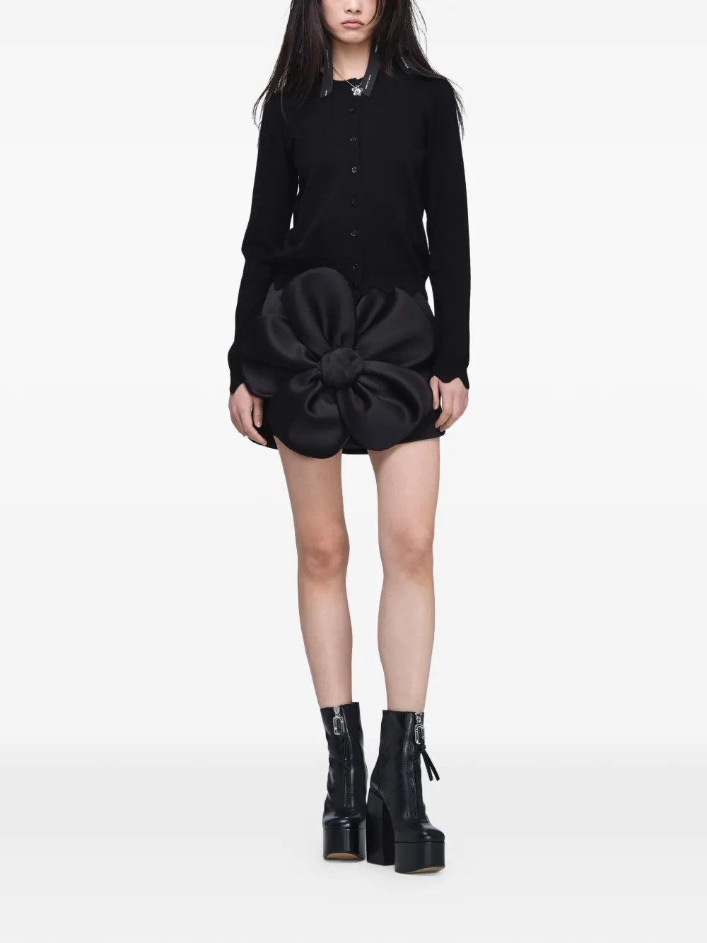 Marc Jacobs Vest met geborduurd logo Zwart