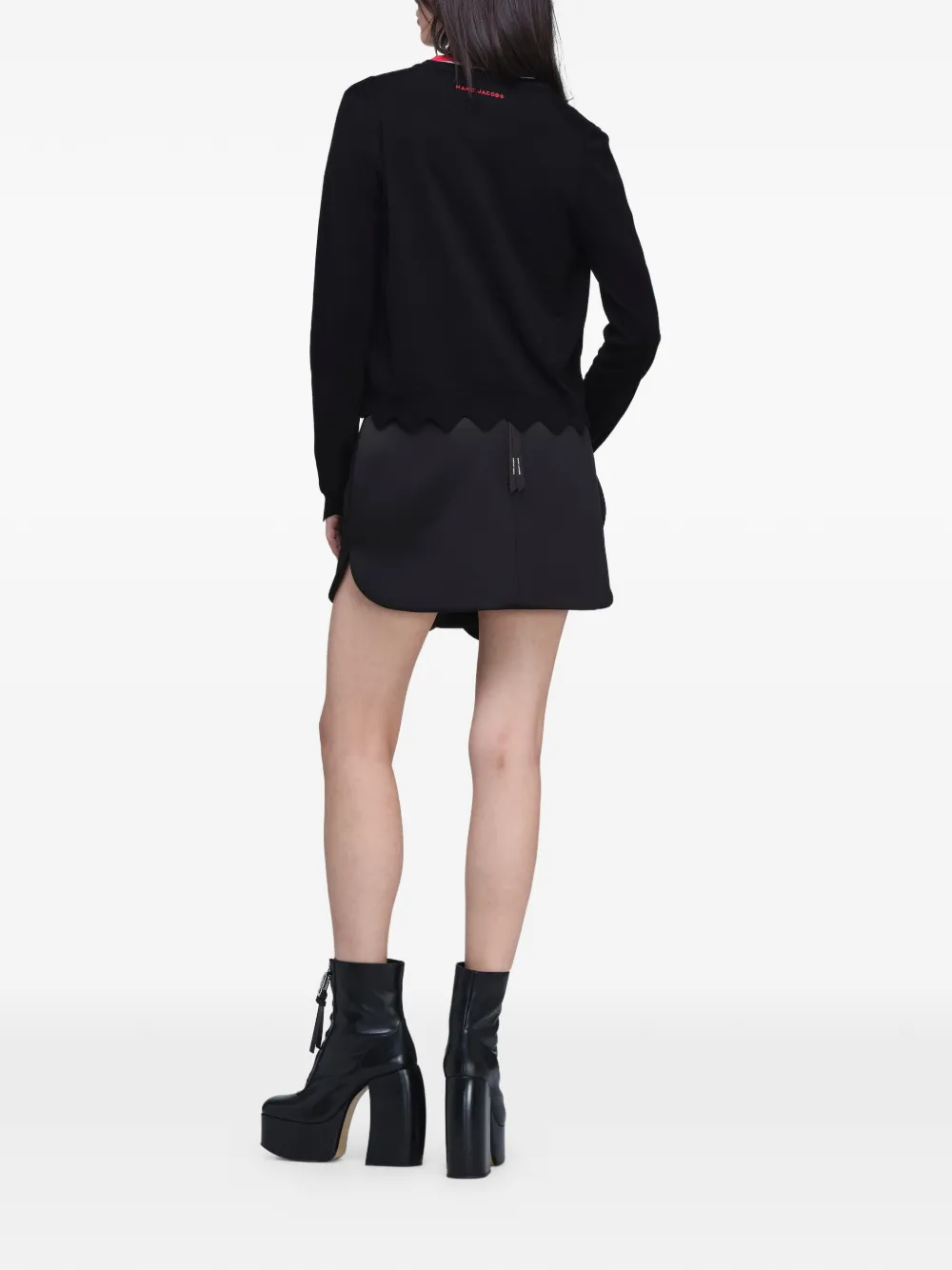 Marc Jacobs Vest met geborduurd logo Zwart
