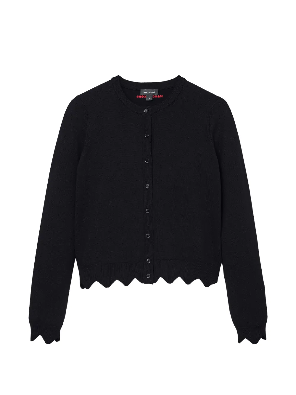 Marc Jacobs logo-embroidered cardigan - Black