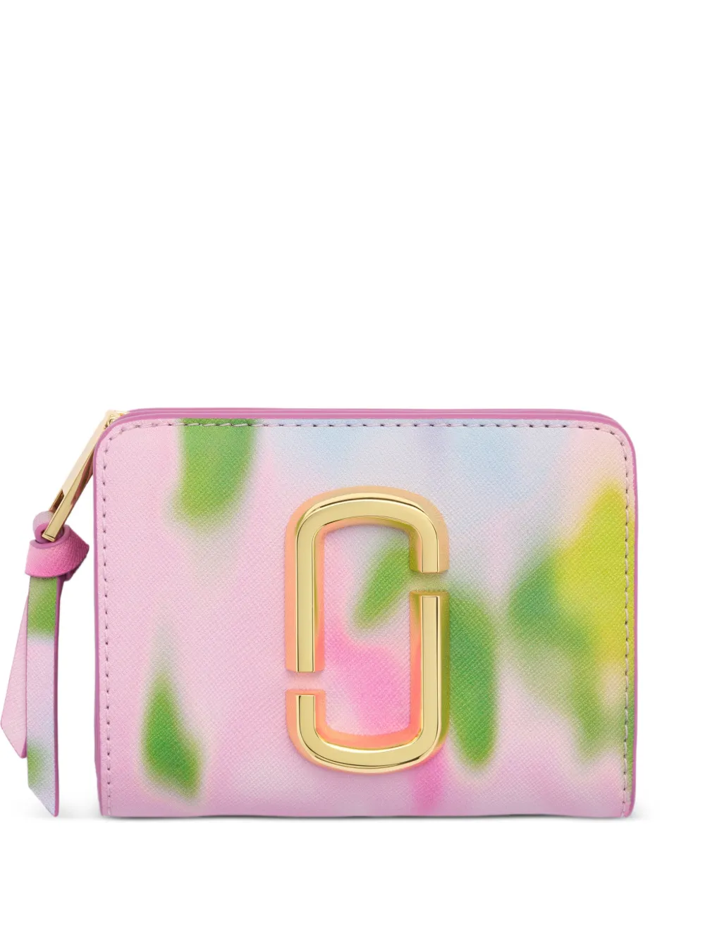 Marc Jacobs The Blurred Floral Snapshot Mini floral-print wallet - Rosa