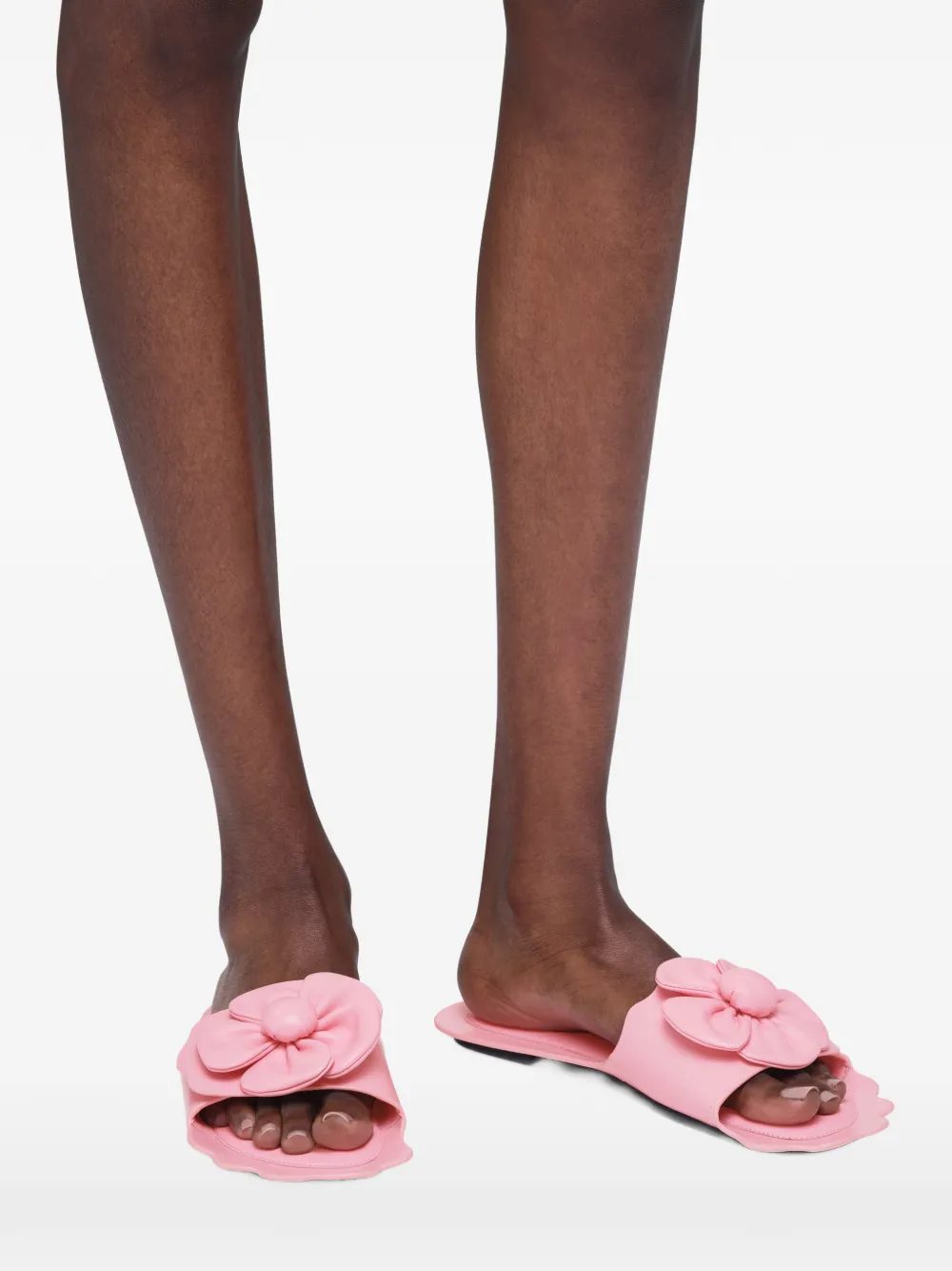 Marc Jacobs Daisy floral-appliqué sandals Roze