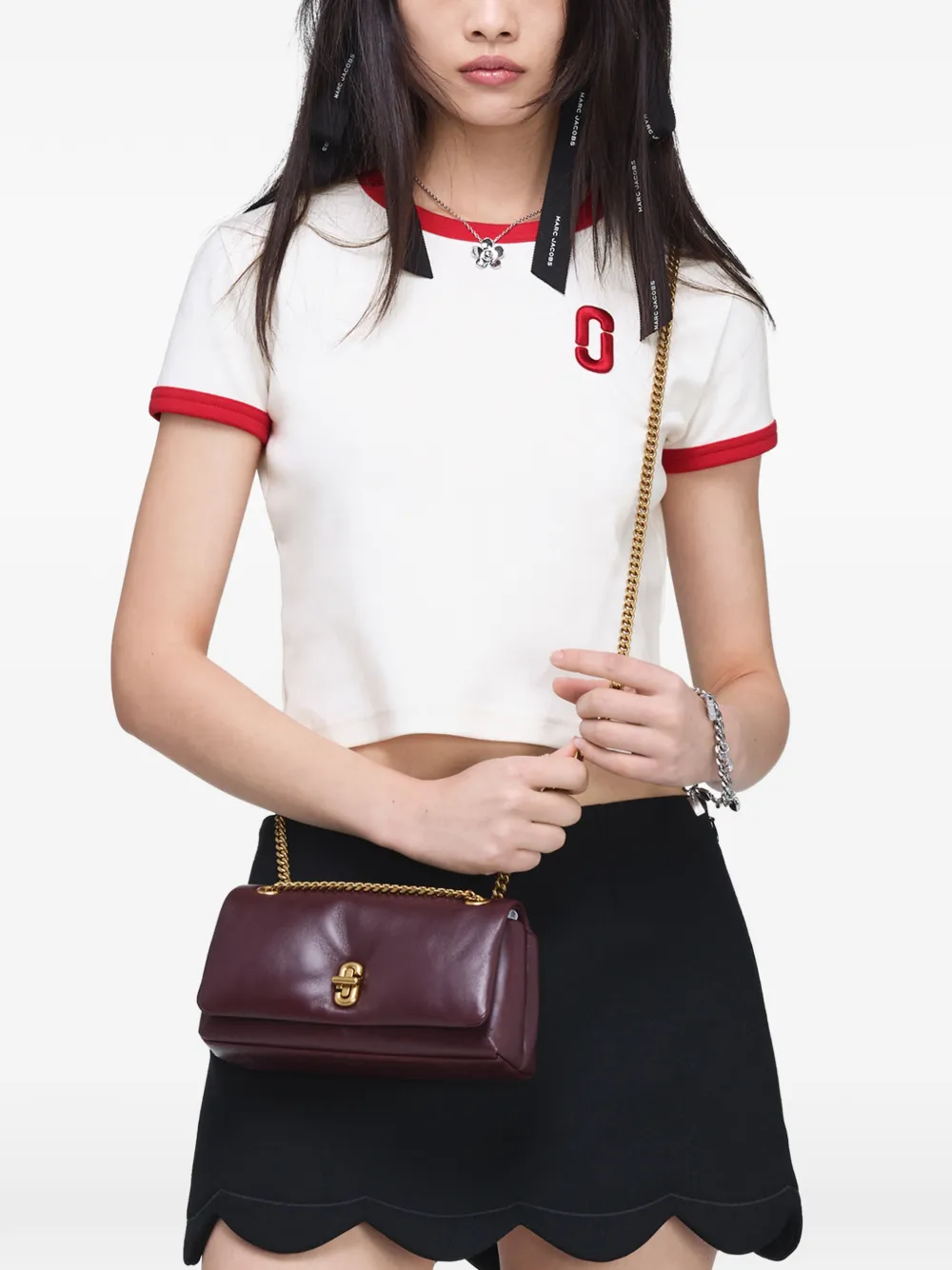 Marc Jacobs Scene mini-tas met ketting Rood