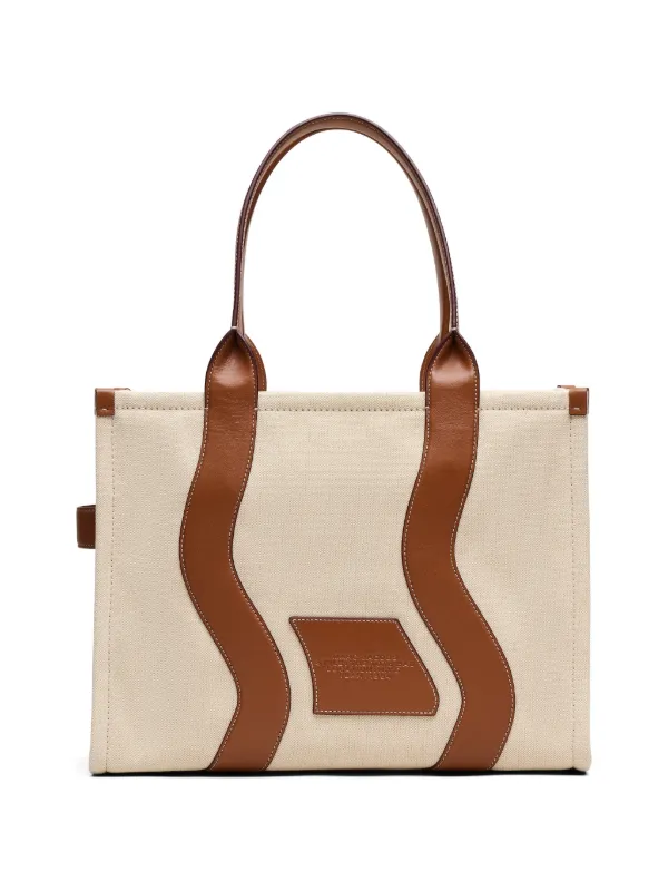Marc Jacobs The Wavy ハンドバッグ L | ニュートラル | FARFETCH JP