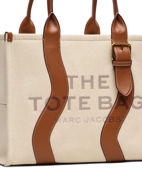 Marc Jacobs The Wavy ハンドバッグ L | ニュートラル | FARFETCH JP