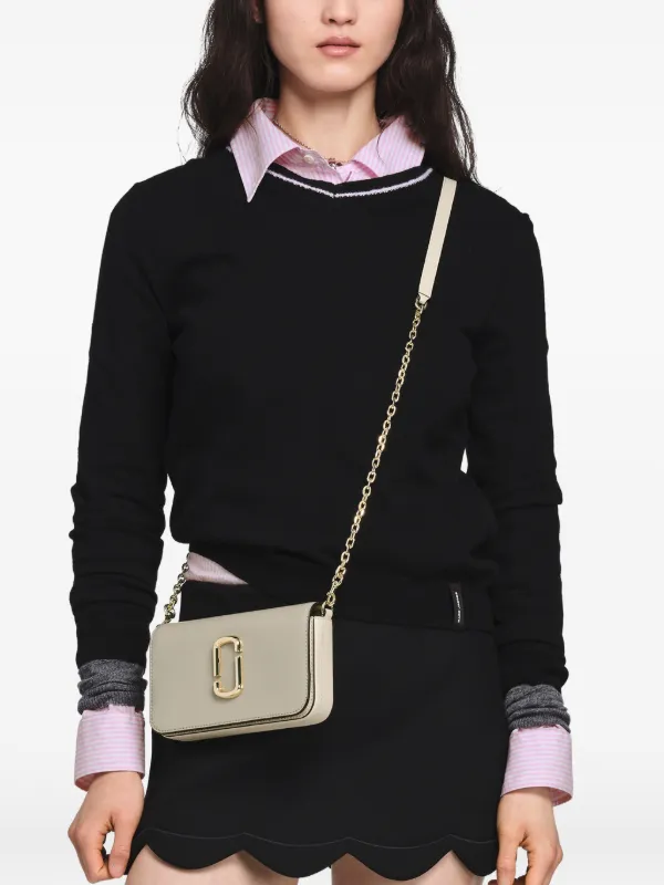 Marc Jacobs ザ スナップショット クラッチバッグ | グレー | FARFETCH JP