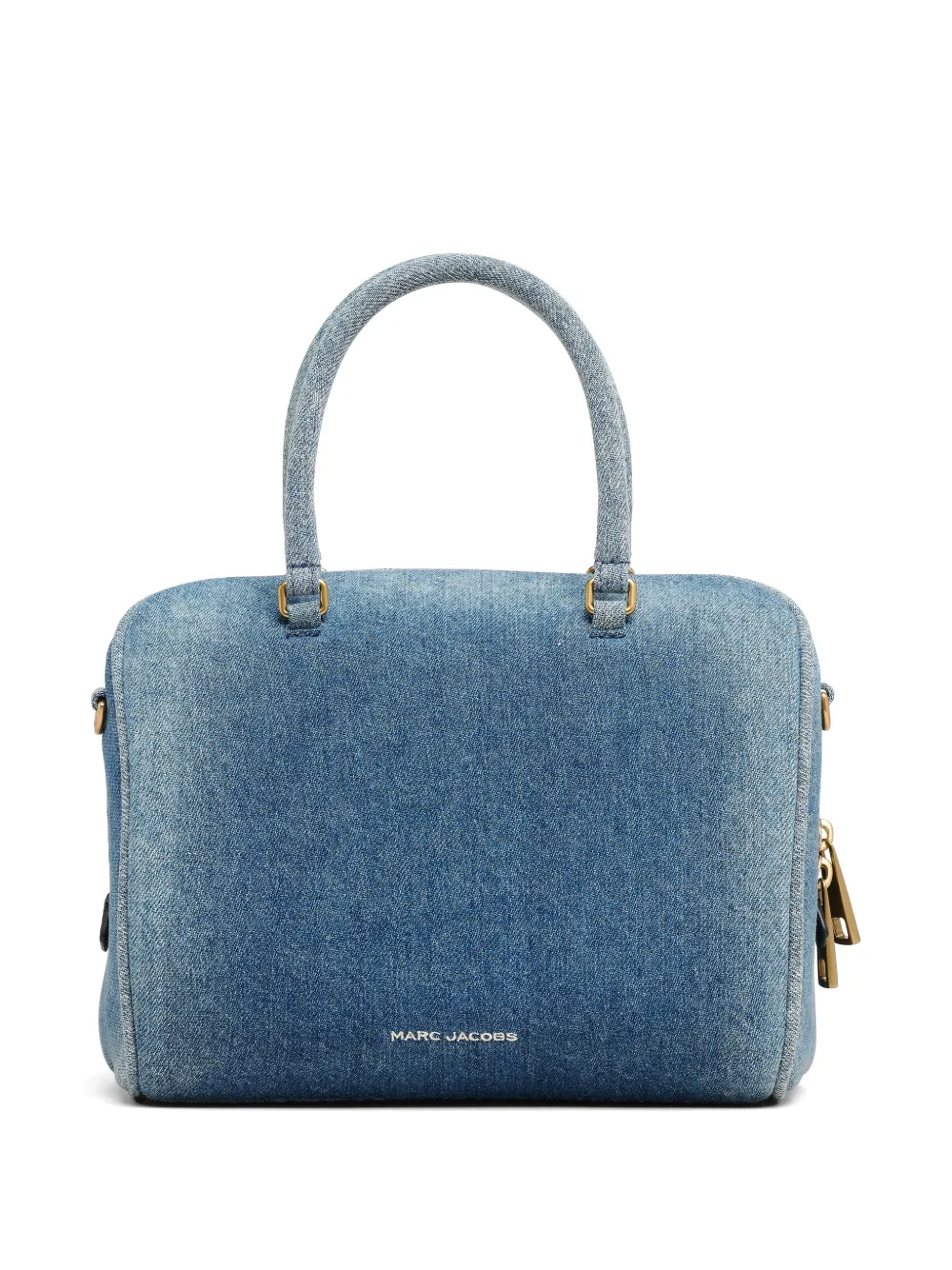 Marc Jacobs The Wave kleine denim shopper Blauw