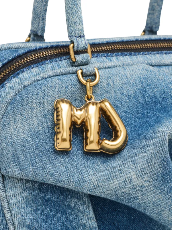 Marc Jacobs Small The Wave Denim Tote Bag | Blue | FARFETCH