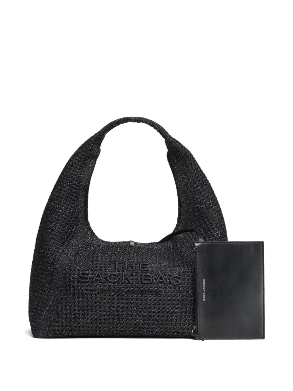 Marc Jacobs The Crochet Sack Bag | Black | FARFETCH