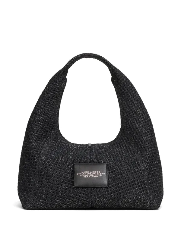 Marc Jacobs The Crochet Sack Bag | Black | FARFETCH