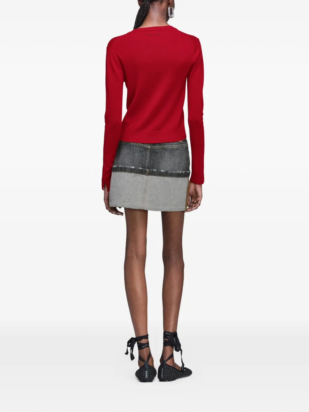 Marc Jacobs Vest met tatoeage applicatie Rood