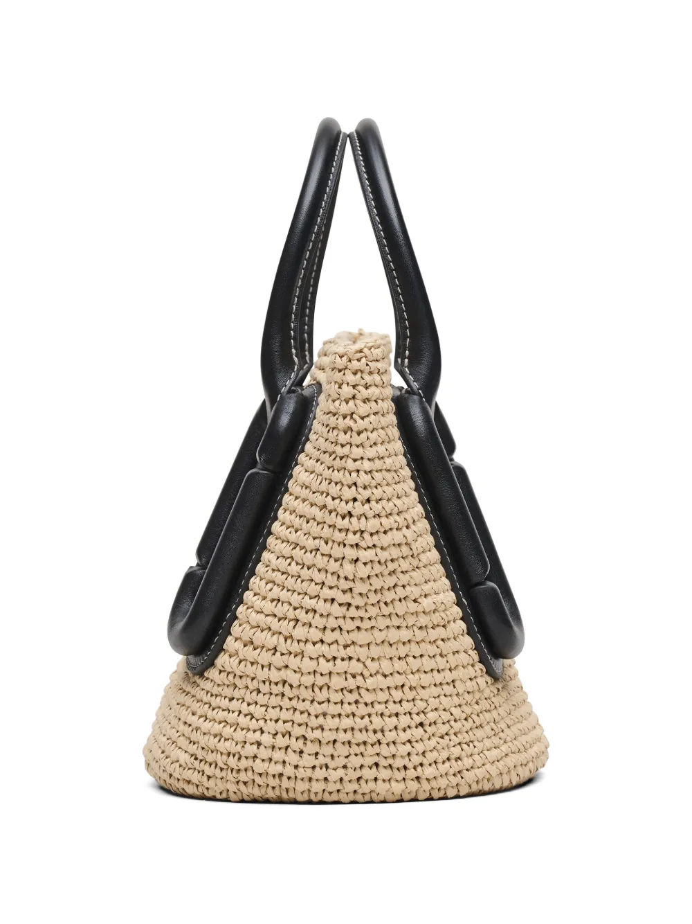 Marc Jacobs Kleine Babe geweven shopper Beige