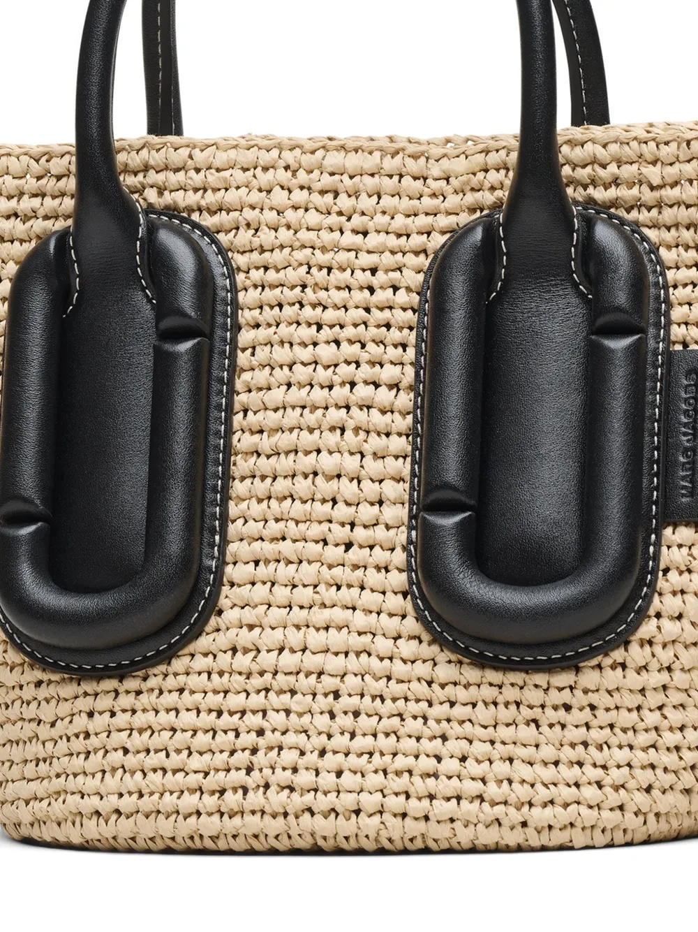 Marc Jacobs Kleine Babe geweven shopper Beige