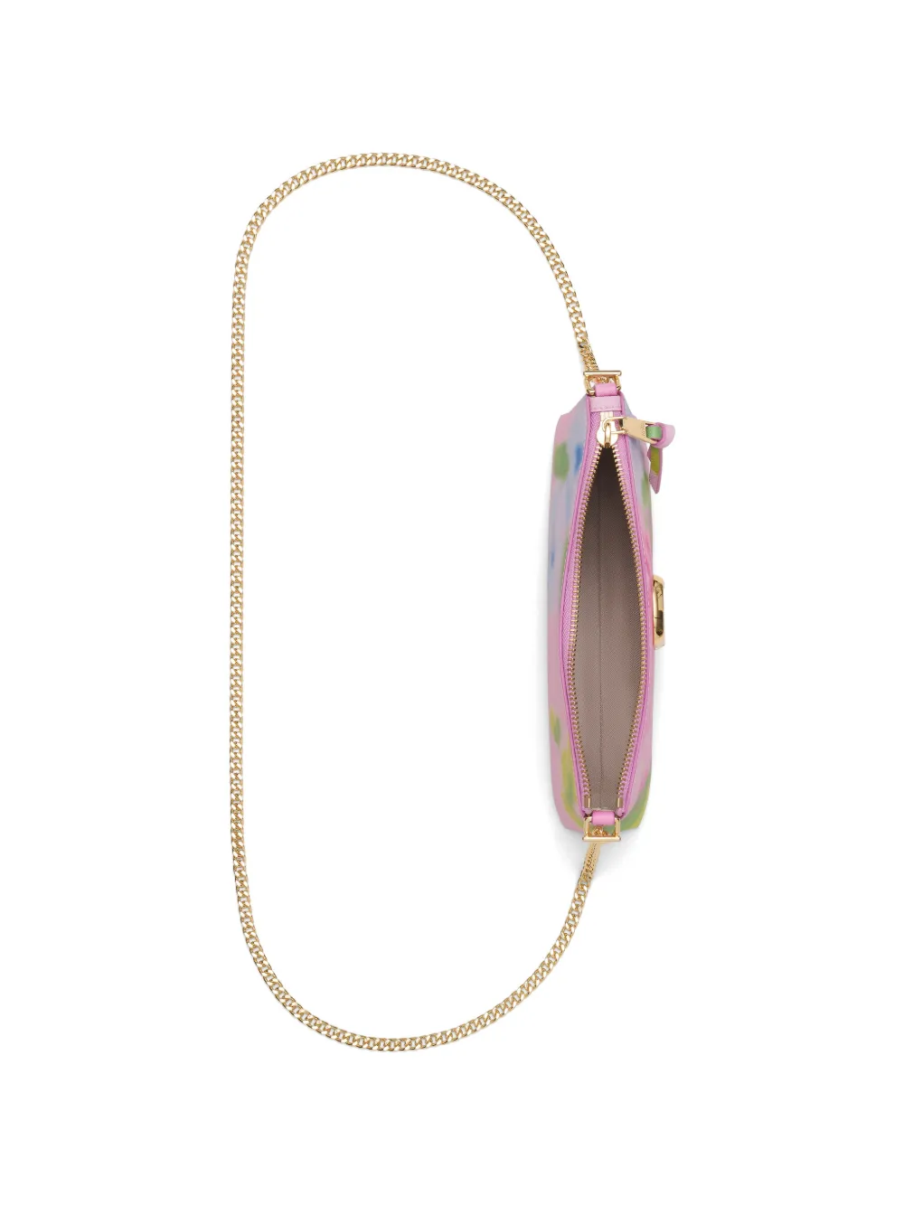 Marc Jacobs The Blured Floral Snapshot verstelbare schoudertas met bloemenprint Roze