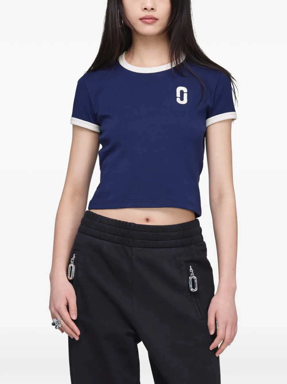 Marc Jacobs Pop J Marc ringer T-shirt Blauw