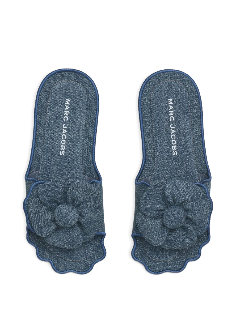 Marc Jacobs Daisy denim sandals Blauw
