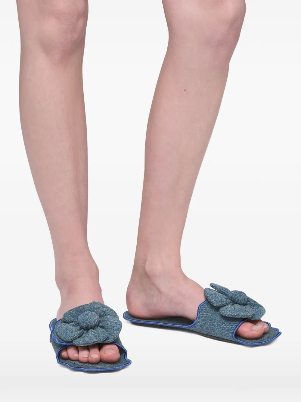 Marc Jacobs Daisy denim sandals Blauw