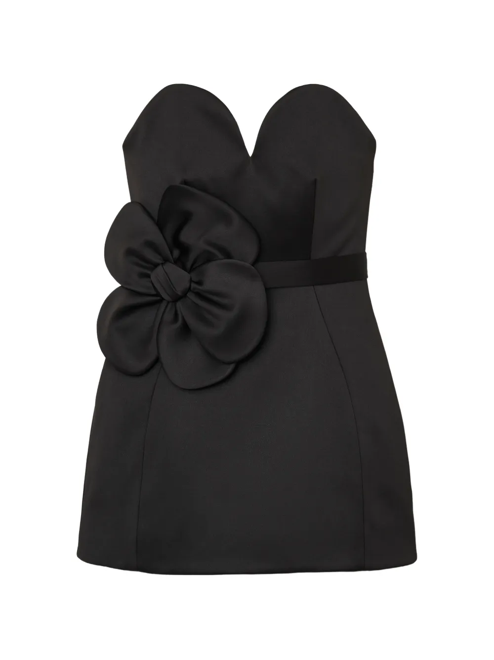 Marc Jacobs daisy-appliqué mini dress - Black