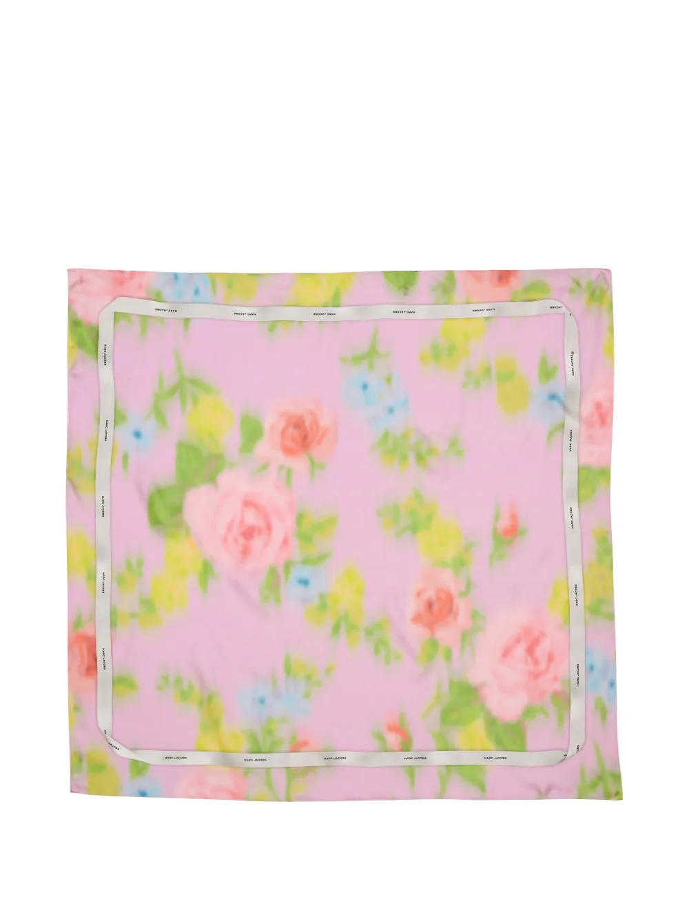Marc Jacobs floral-print scarf - Rosa