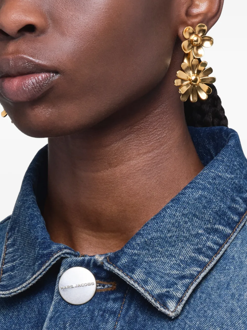  Marc Jacobs Pendientes The Daisy Wild - Dorado 