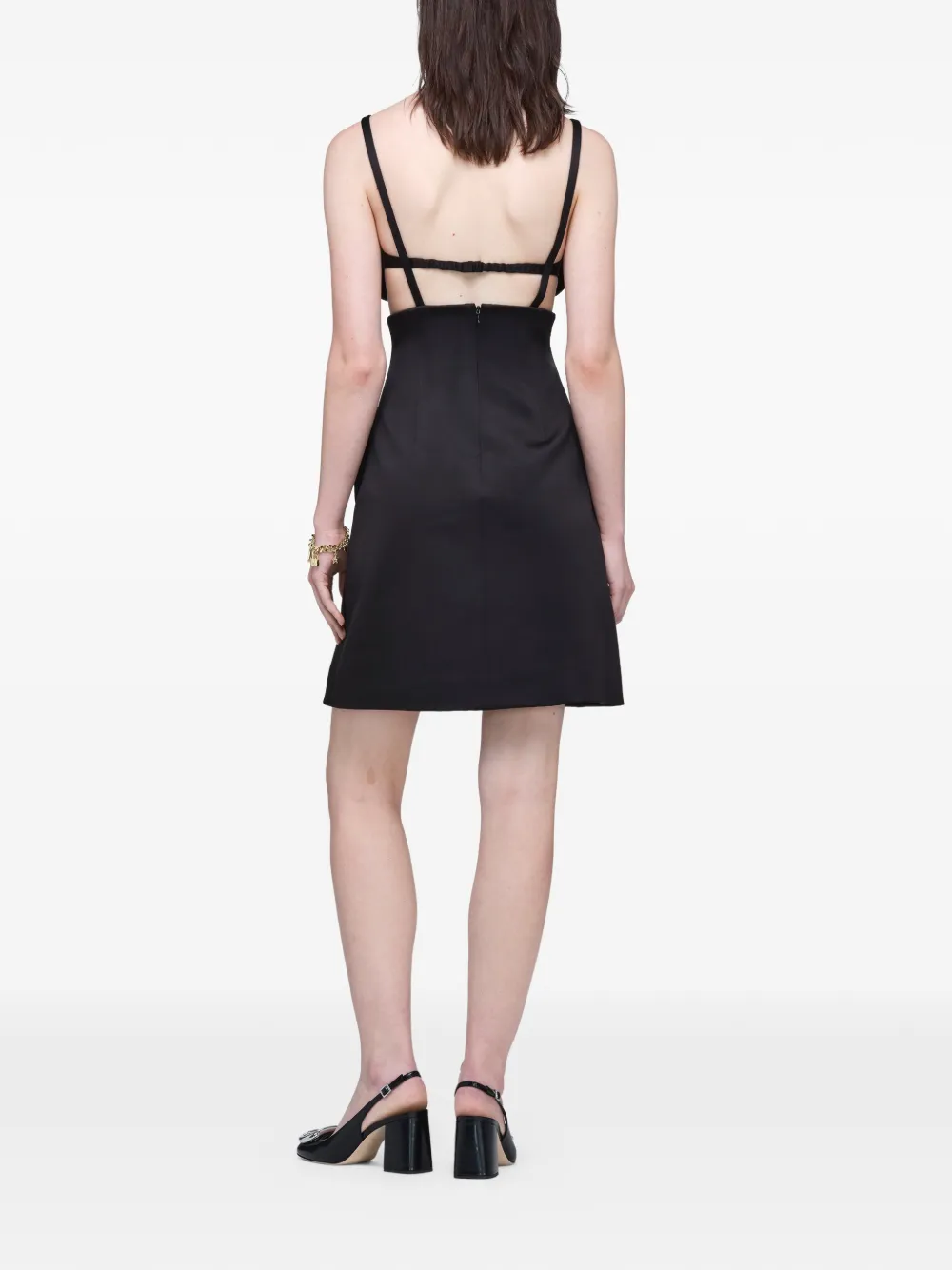 Marc Jacobs Mini-jurk met madeliefjesapplicatie Zwart