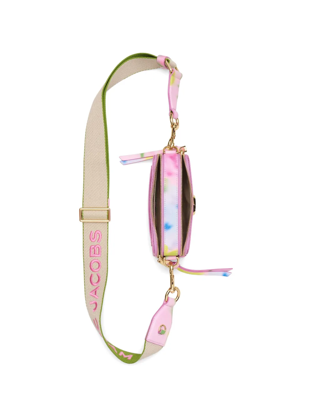 Marc Jacobs The Blured Floral Snapshot schoudertas met bloemenprint Roze