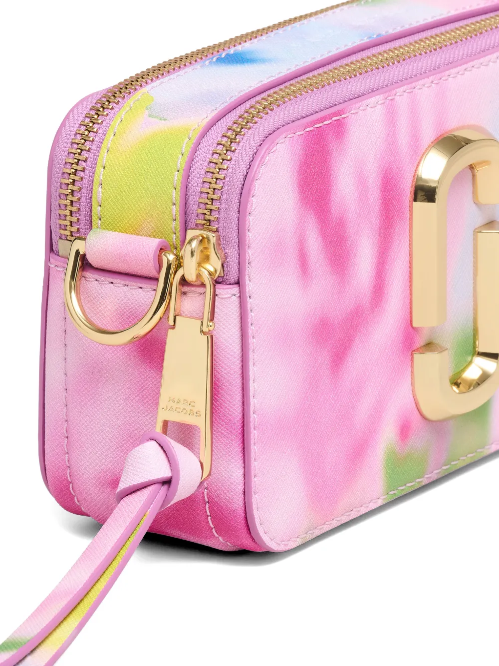 Marc Jacobs The Blurred Floral Snapshot Floral Shoulder Bag | Pink