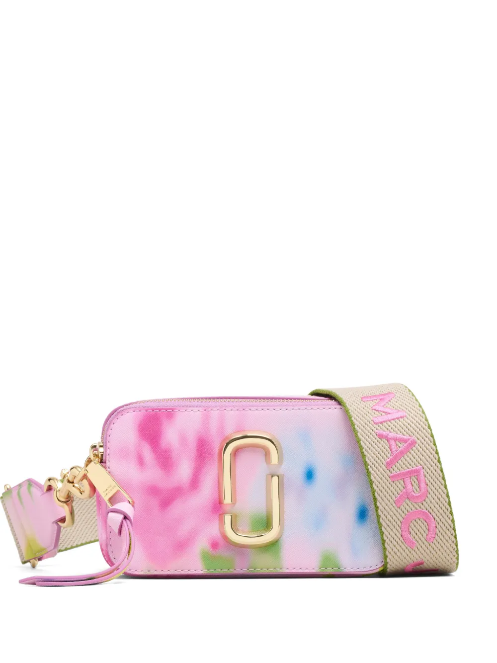 Marc Jacobs The Blurred Floral Snapshot floral shoulder bag - Rosa