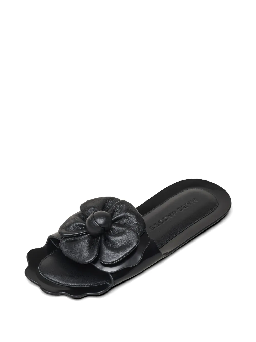 Marc Jacobs Daisy scalloped-edge sandals Zwart