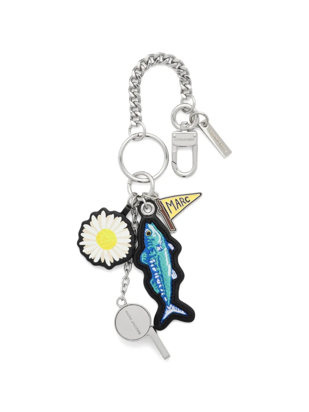 Marc Jacobs The Camp Whistle bag charm - Silber