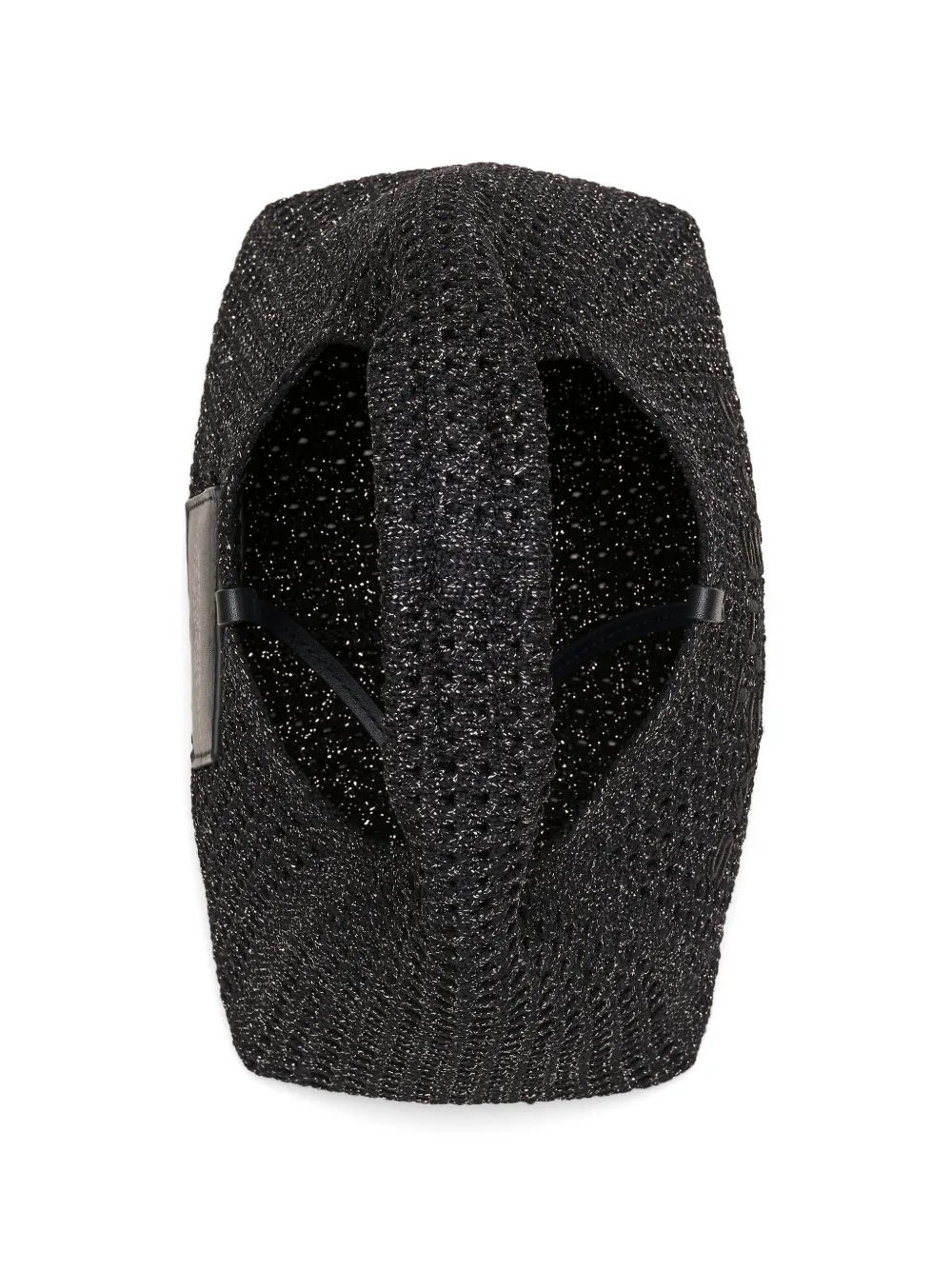 Marc Jacobs The Crochet mini-tas Zwart
