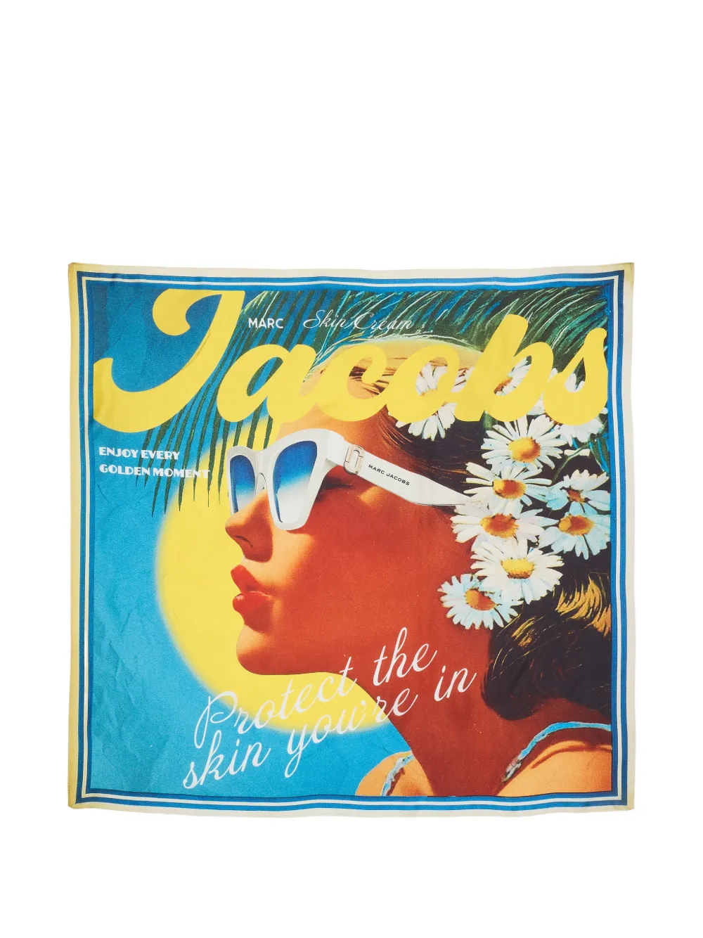 Marc Jacobs Sun Poster scarf - Giallo