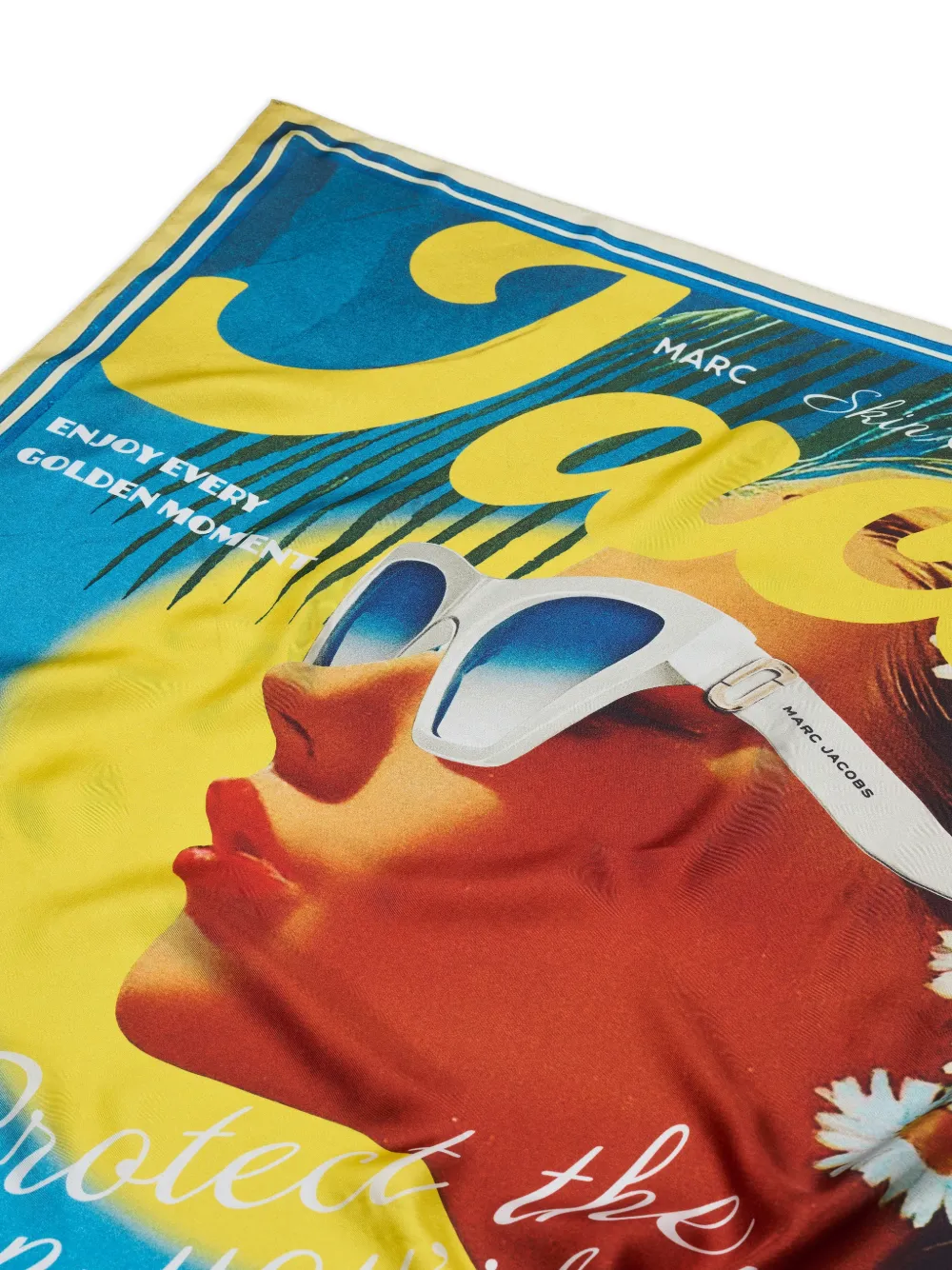Marc Jacobs Sun Poster sjaal Geel