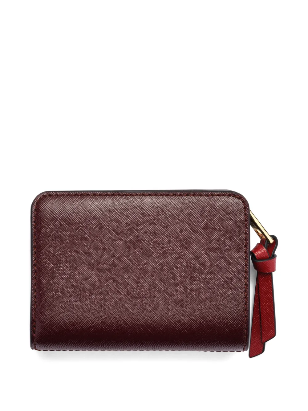 Marc Jacobs The Snapshot kleine portemonnee met logoplakkaat Zwart