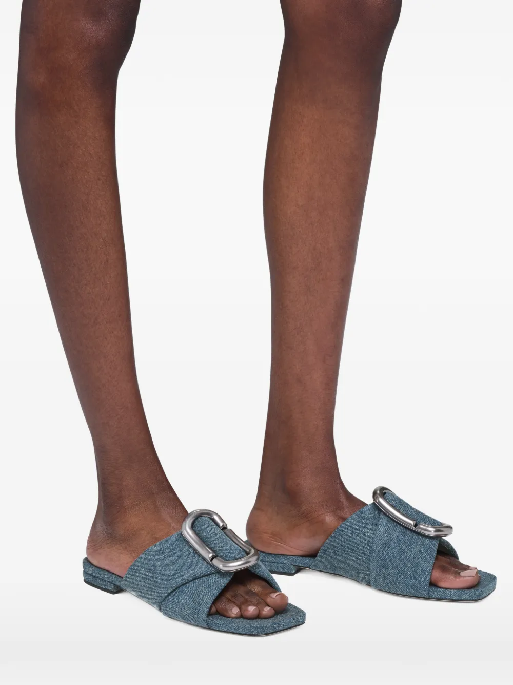 Marc Jacobs Pop J Marc denim sandals Blauw