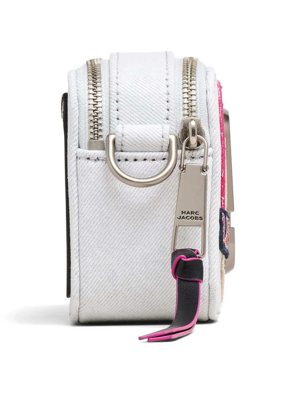 Marc Jacobs The Camp Snapshot schoudertas met patchwork Blauw