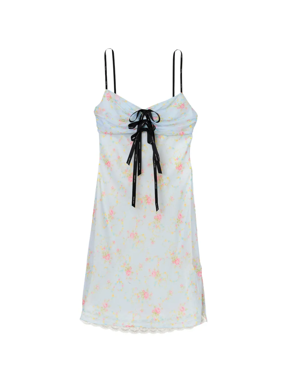 Marc Jacobs floral-print mini dress - Blue