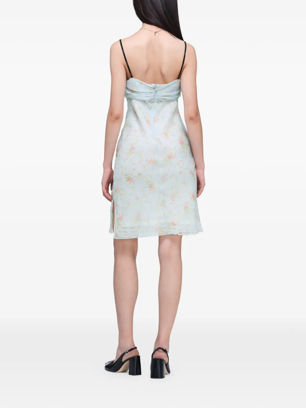 Marc Jacobs Mini-jurk met bloemenprint Blauw